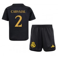 Real Madrid Daniel Carvajal #2 Tredje Dräkt Barn 2023-24 Kortärmad (+ Korta byxor)
